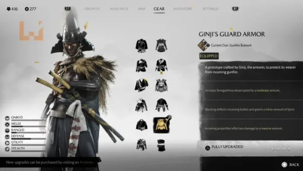 《羊蹄山之魂》铠甲全收集攻略