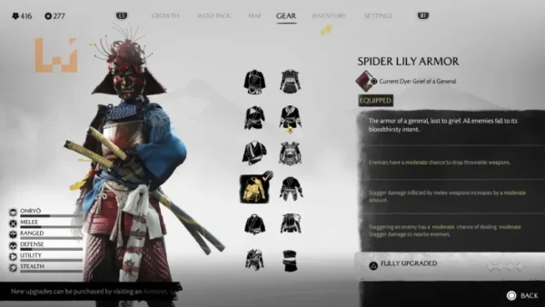 《羊蹄山之魂》铠甲全收集攻略