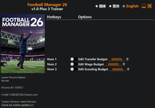 足球经理26修改器风灵月影版