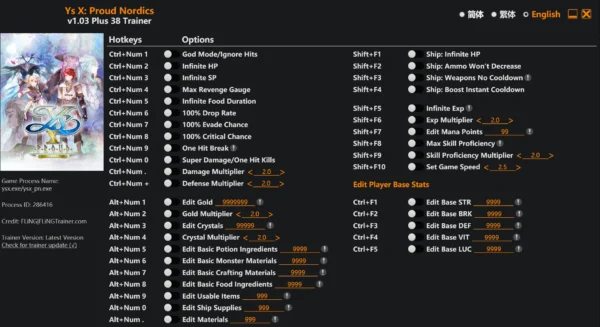 伊苏10诺曼荣光修改器风灵月影版